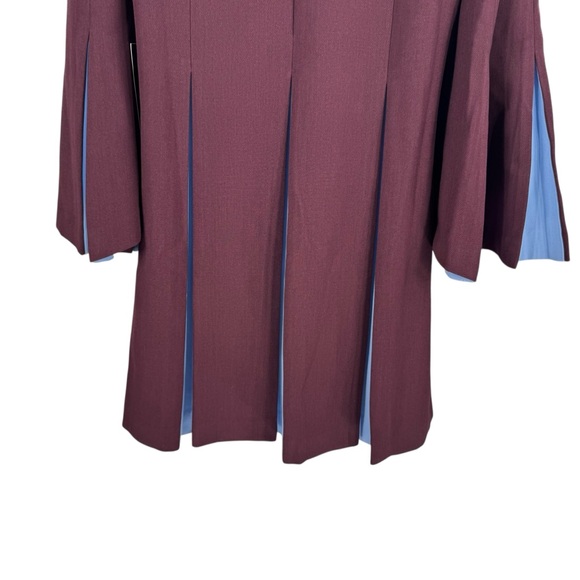 Tuckernuck NEW Merlot Griffiths Bell Long Sleeve Colorblock Mini Dress Size S - Picture 8 of 10